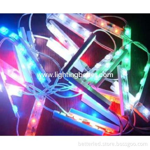 Hot sales DC12V LED 3leds RGB module with plastic cover,high lumens